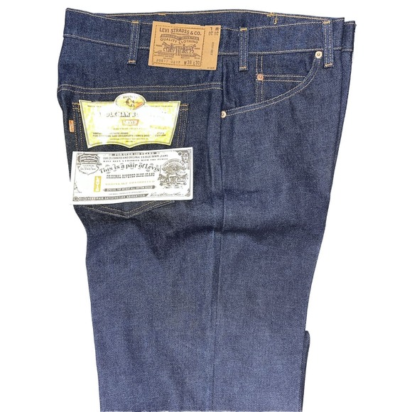 Levi’s Vintage 1981 Saddleman 517 Cowboy Western Boot Denim Jeans NOS Tags New - Picture 1 of 16